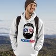 Mens Mens Cheer Dad Fathers Day Patriotic 4Th Of July Beard Dad Hoodie Lifestyle