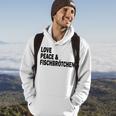 Moin Fischbrötchen Love Peace Norddeutsch Plattdeutsch Hoodie Lebensstil