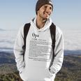 Opa Definition Hoodie, Herren Spruch für Großvater Lebensstil