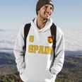 Spain Soccer Spanish Football Number Six Futebol Jersey Fan Men Hoodie Graphic Print Hooded Sweatshirt Lifestyle
