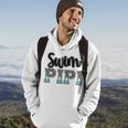 Swim Pipi Swimming Diving Camo Western Fathers Day Hoodie Lifestyle