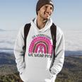 On Wednesday We Wear Pink Rainbow Breast Cancer Fighter Men Hoodie Lifestyle