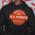 1 Poppy Men Number One Dad Grandpa Fathers Day Gifts Gift For Mens Hoodie Unique Gifts