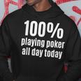 100 Pokerspieler Lustiger Gambling Und Gambler Hoodie Lustige Geschenke