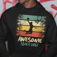 10Th Birthday Basketball Player Awesome Since 2012 Vintage Hoodie Funny Gifts