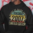 16 Year Old Gifts Vintage 2007 Limited Edition 16Th Birthday Hoodie Unique Gifts