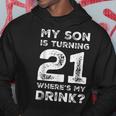 21St Birthday For Dad Mom 21 Year Old Son Gift Family Squad Hoodie Unique Gifts