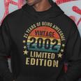 21St Birthday Gift Vintage 2002 Limited Edition 21 Year Old V8 Hoodie Personalized Gifts