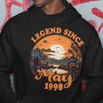 25Th Birthday Legend Since May 1998 25 Years Old Hoodie Unique Gifts