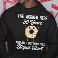 30 Year Work Anniversary Co-Worker Employee 30Th Anniversary Men Hoodie Personalized Gifts