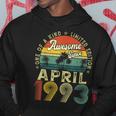30Th Birthday Awesome Since April 1993 30 Years Old Gift Men Hoodie Unique Gifts