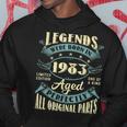 40Th Birthday Gifts Vintage Legends Born In 1983 40 Year Old Hoodie Unique Gifts