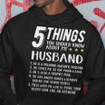 5 Things You Should Know About My Husband Best Hubby Ever Hoodie Funny Gifts