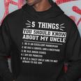 5 Things You Should Know About Uncle Funny Cute Uncle Niece Hoodie Funny Gifts