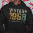 55 Year Old Gifts Vintage 1968 Limited Edition 55Th Birthday Hoodie Unique Gifts