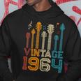 59Th Birthday Gifts Vintage 1964 Guitarist Guitar Lovers Hoodie Funny Gifts