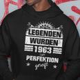 60. Geburtstag Herren Hoodie, Legende 1963 für Papa & Opa Lustige Geschenke