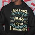 75Th Birthday Gifts Vintage Legends Born In 1948 75 Year Old Hoodie Unique Gifts