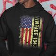 80 Year Old Gifts Vintage 1943 American Flag 80Th Birthday Hoodie Unique Gifts
