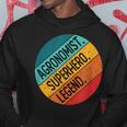 Agronom Superheld Legende Retro-Stil Hoodie, Agrar-Fan Vintage Look Lustige Geschenke