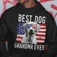 American Flag Best Dog Grandma Ever Rhodesian Ridgeback Usa Gift For Womens Hoodie Unique Gifts