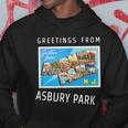 Asbury Park New Jersey Nj Travel Souvenir Gift Postcard Hoodie Personalized Gifts