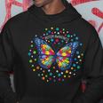Autism Gifts Women Men Butterfly Support Autism Awareness Hoodie Unique Gifts