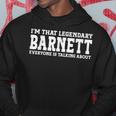 Barnett Surname Funny Team Family Last Name Barnett Hoodie Unique Gifts