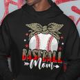 Baseball Mom Life Game Day Leopard Cute Mothers Day Hoodie Unique Gifts