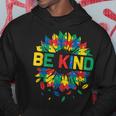 Be Kind Autism Awareness Women Girls Sunflower Hoodie Unique Gifts