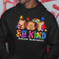 Be Kind Hedgehog Puzzle Pieces Funny Autism Awareness Gifts Hoodie Unique Gifts
