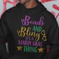 Beads And Bling Its A Mardi Gras Thing Mardi Gras Hoodie Personalized Gifts