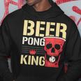 Beer Pong King Alkohol Trinkspiel Beer Pong Hoodie Lustige Geschenke