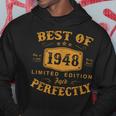 Best Of 1948 Jahrgang 75 Geburtstag Herren Damen Geschenk Hoodie Lustige Geschenke