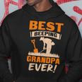 Best Beeping Grandpa Ever Metal Detecting Funny Gift Gift For Mens Hoodie Funny Gifts