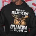 Best Buckin Grandpa Ever Deer Hunting Bucking Father V2 Hoodie Funny Gifts