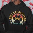 Best Cat Dad Ever Retro Sunset V2 Hoodie Unique Gifts