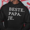 Best Dad Ever German Language Funny Fathers Day Vacation Hoodie Unique Gifts