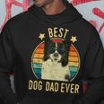 Best Dog Dad Ever Border Collie Fathers Day Gift Gift For Mens Hoodie Unique Gifts