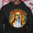 Best Dog Dad Ever Retro Vintage Beagle Dog Lover Gift Gift For Mens Hoodie Unique Gifts
