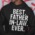 Best Father Inlaw Ever Cute Dad Clothing Hoodie Unique Gifts