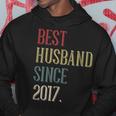 Best Husband 2017 6 Year 6Th Wedding Anniversary For Him Men Hoodie Unique Gifts