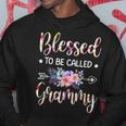 Blessed To Be Called Grammy Floral Mothers Day Hoodie Funny Gifts