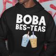 Boba Girl Bes Teas Besties Bubble Tea Best Friends Hoodie Funny Gifts