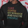 Borador Dog Owner Coffee Lovers Funny Quote Vintage Retro Hoodie Funny Gifts