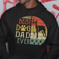 Boston Terrier Best Dog Dad Ever Vintage Fathers Day Retro Hoodie Funny Gifts