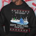 Byebuddyhopeyou Find Your Dad Whale Ugly Xmas Sweater Hoodie Unique Gifts