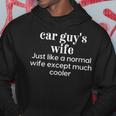 Car Guys Wife Definition Funny Enthusiast Racer Mechanic Hoodie Unique Gifts
