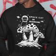 Catronaus Space Cat On Mushrooms Ufo Funny Space Cat Hoodie Funny Gifts