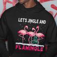 Christmas Flamingo Funny Pink Flamingle Xmas Hoodie Unique Gifts